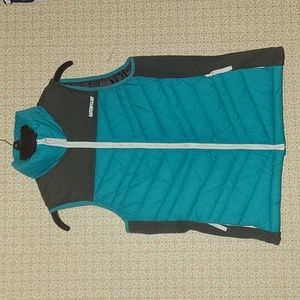 Caterpillar puffer vest